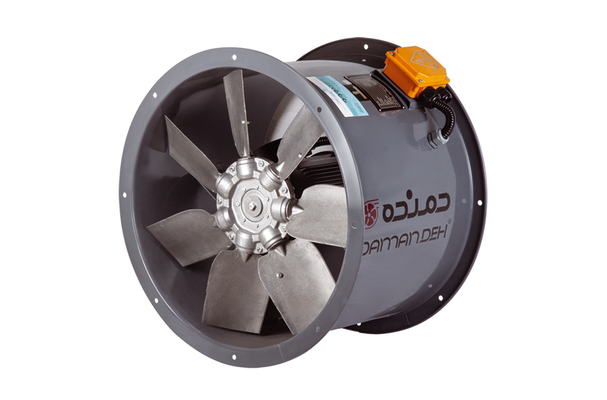 فن آکسیال سیلندری دمنده مدل DASP-DN60-4T-500-36deg